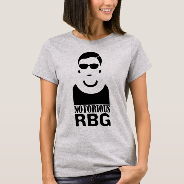 T-shirts célèbres des femmes du RBG Ruth Bader Gin (Devant)
