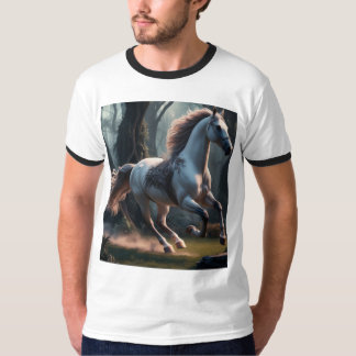 T-Shirts Cheval Dynamique - Sportif & Élégant