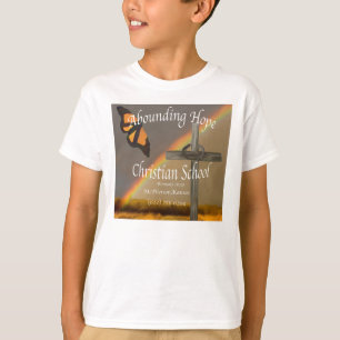 T-shirts chrétien de abondance d'école d'espoir