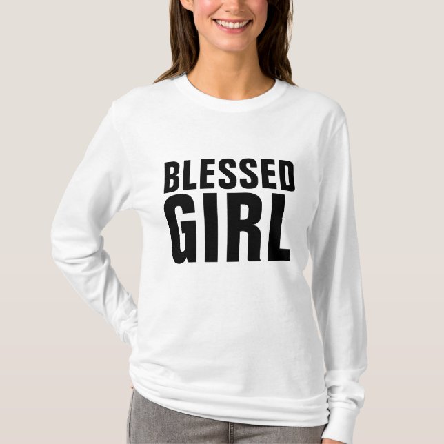 T-shirts chrétiens DE FILLES BÉNÉFICIÉES (Devant)