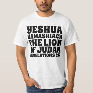 T-shirts CHRÉTIENS, LION YESHUA DE JUDAH