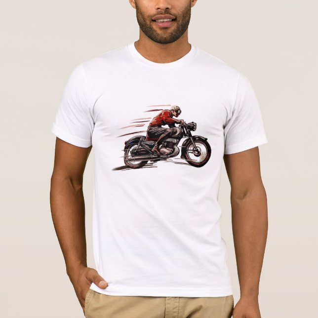 T-SHIRTS CLASSIQUES DE MOTO (Devant)