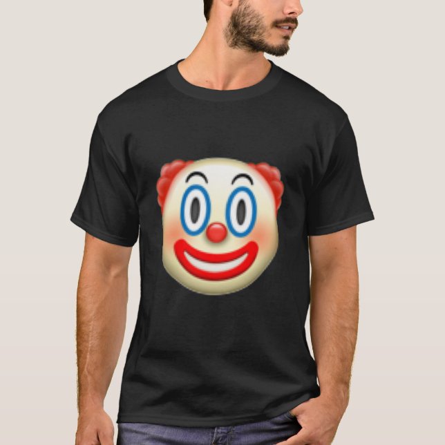 T-shirts classiques des chemises Emoji Clown (Devant)