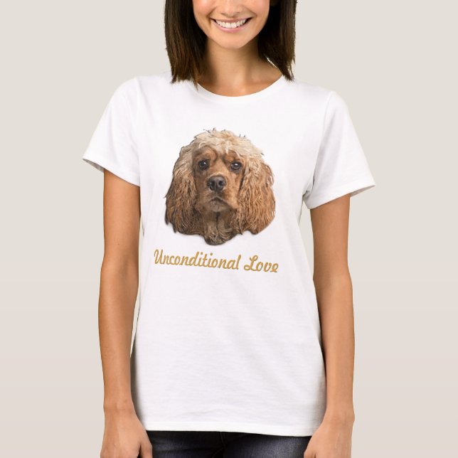 T-shirts Cocker spaniel (Devant)