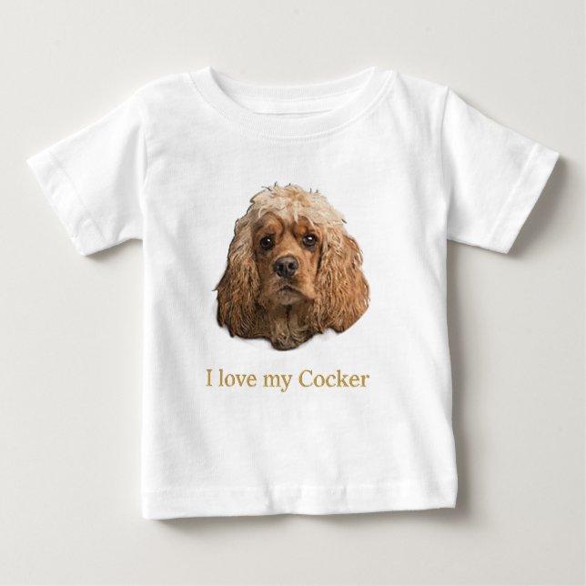 T-shirts Cocker Spaniel (Devant)