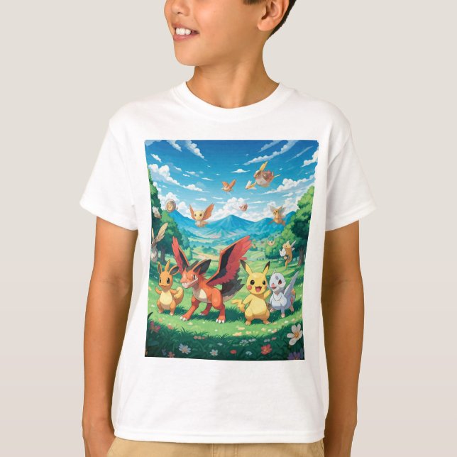 T-shirts cool et confortables pour enfants (Devant)