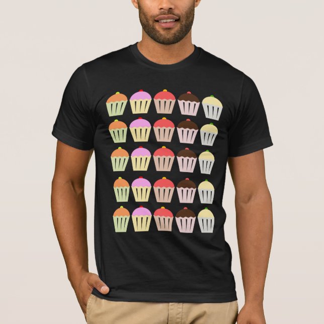 T-shirts CUPCAKE d'anniversaire (Devant)