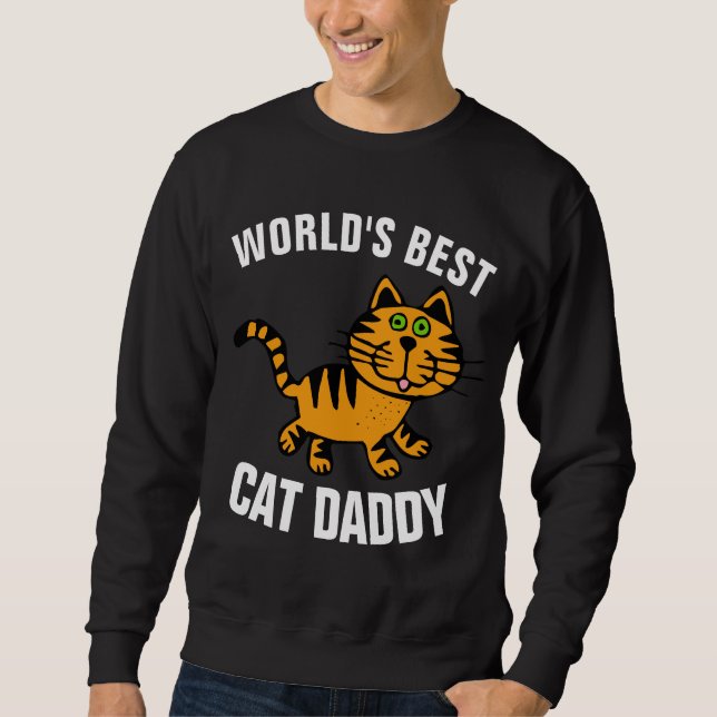 T-shirts DADDY DU MEILLEUR CHAT DU MONDE (Devant)