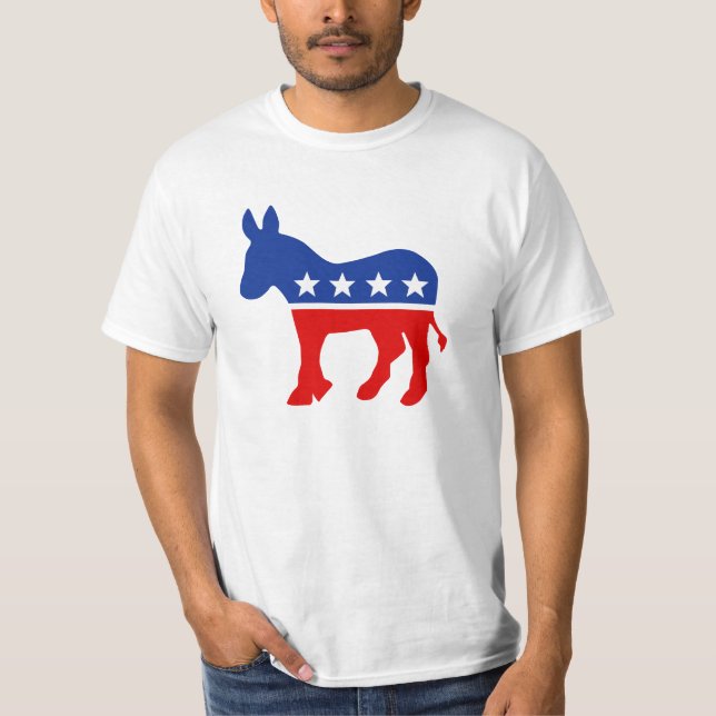 T-shirts d'âne de Démocrate (Devant)