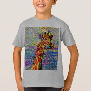 T-SHIRTS D'ART GIRAFFE TEE - SHIRT ENFANTS
