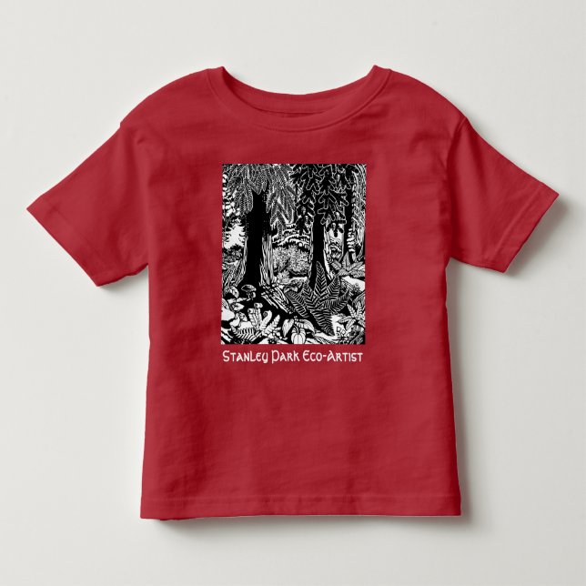 T-shirts d'art paysager Stanley Park Eco-Art Shirt (Devant)
