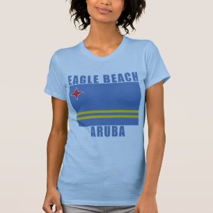 T-shirts d'ARUBA de PLAGE d'EAGLE, cadeaux