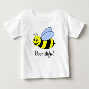 T-shirts de bébé de bee bee, "abominable"