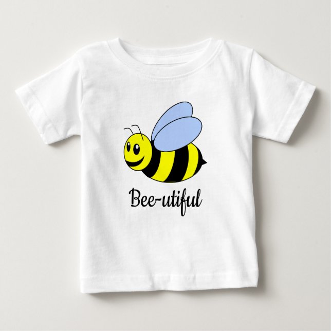 T-shirts de bébé de bee bee, "abominable" (Devant)