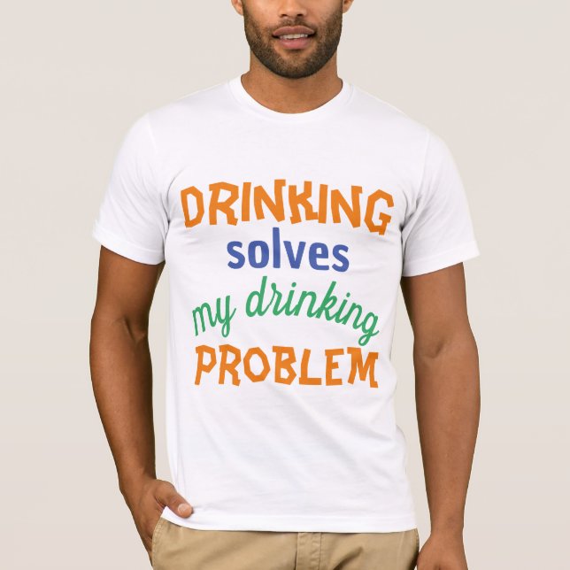 T-Shirts de bière - Citations amusantes de bière T (Devant)