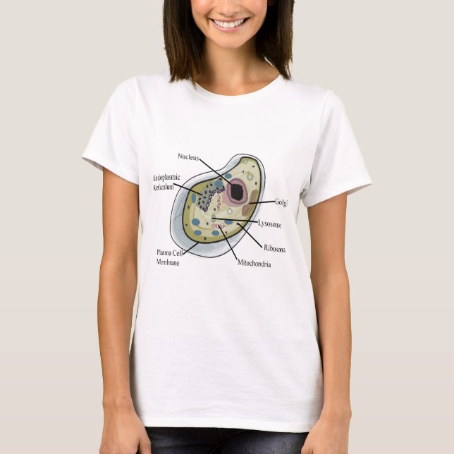 T-shirts de biologie de cellule humaine (Devant)