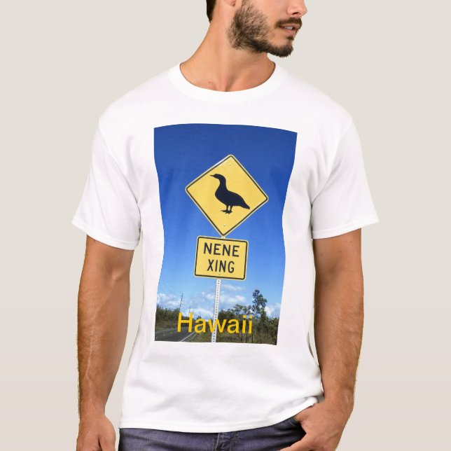 T-shirts de Birder - Hawaï Nene (Devant)