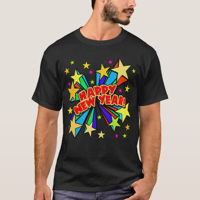 T-shirts de bonne année, Steins de bière, cadeaux (Devant)