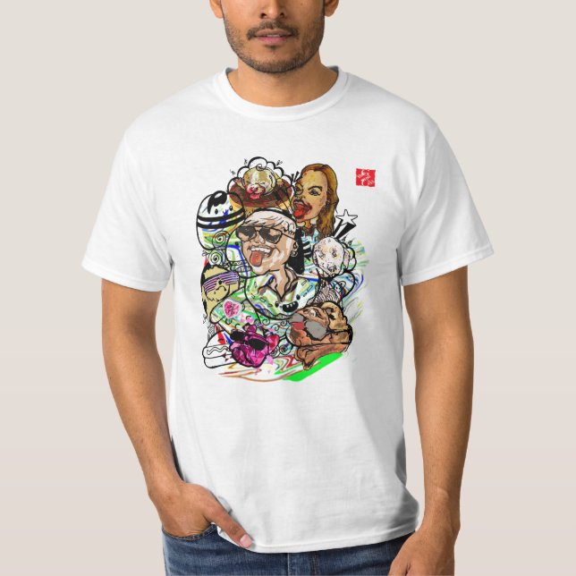 t-shirts de caricatures (Devant)
