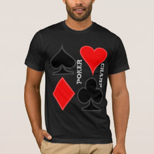 T-shirts de carte de jeu