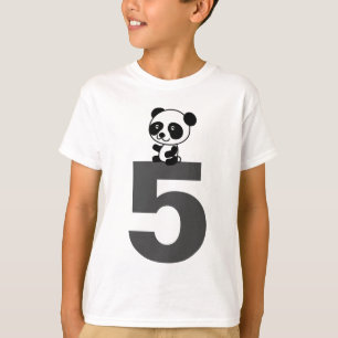 T-shirts DE CINQ ANS DE PANDA