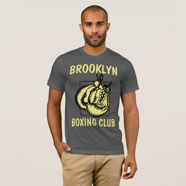 T-shirts de CLUB de BOXE de BROOKLYN (Devant entier)