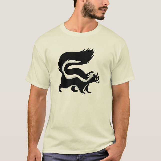 T-shirts de conception de mouffette (Devant)