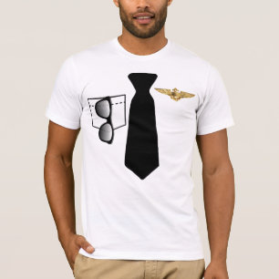 T-SHIRTS DE COSTUME DE CAPITAINE PILOTE
