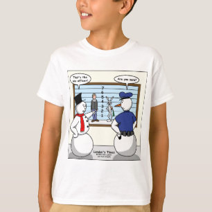 T-shirts de dessins humoristiques du Times de Lond