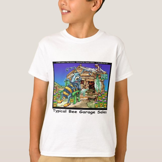 T-shirts de dessins humoristiques du Times de Lond (Devant)