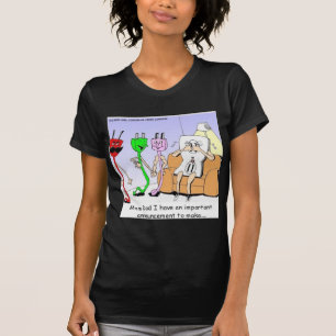 T-shirts de dessins humoristiques du Times de Lond