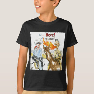 T-shirts de dessins humoristiques du Times de Lond