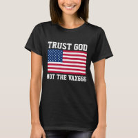T-SHIRTS DE DIEU DE CONFIANCE EN VACCIN ANTIVAX