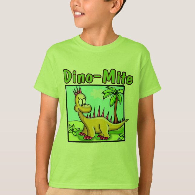 T-shirts de dinosaure d'enfants et cadeaux de (Devant)