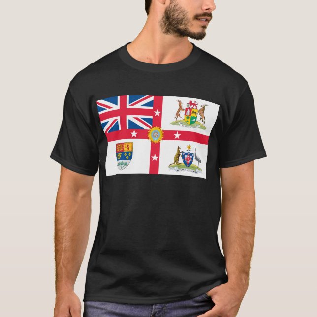 T-shirts de drapeau d'Empire Britannique (Devant)