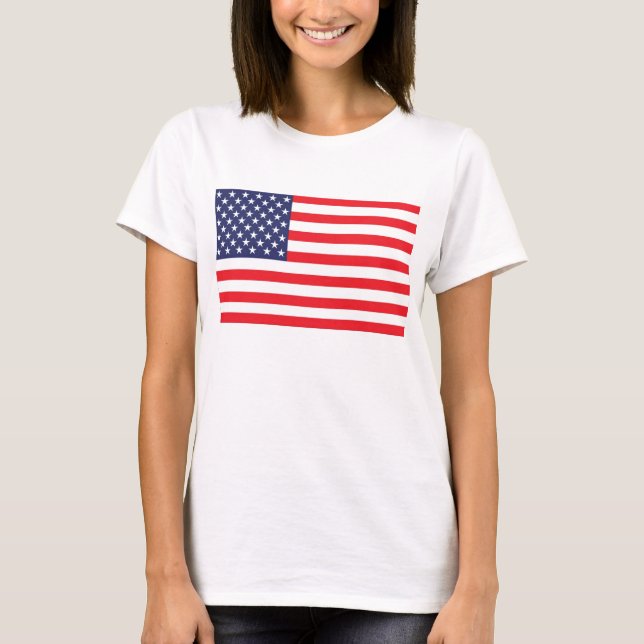 T-shirts de drapeau des Etats-Unis (Devant)
