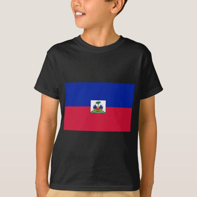 T-shirts de drapeau du Haïti, sweat - shirts à (Devant)