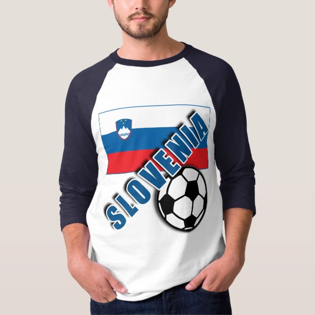 T-shirts de fan de foot du monde de la SLOVÉNIE (Devant)