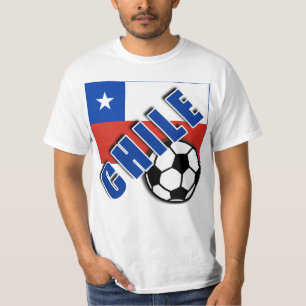 T-shirts de fan de foot du monde du CHILI