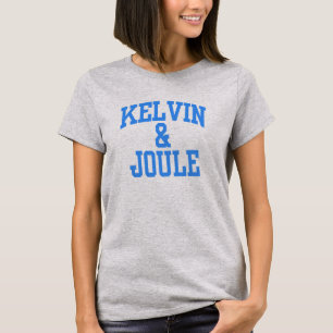 T-shirts de femmes de Kelvin et de Joule