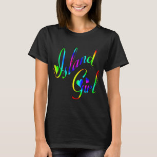 T-shirts de fille d'île