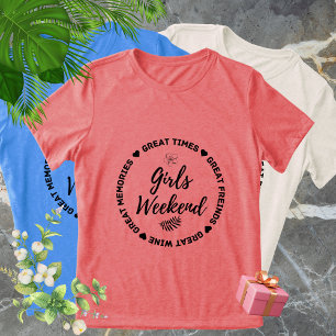 T-Shirts de fin de semaine pour filles - Grand sou