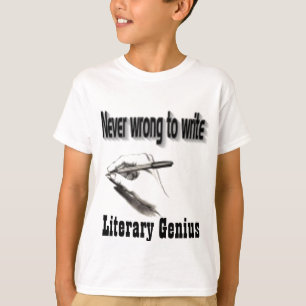 t-shirts de génie littéraire