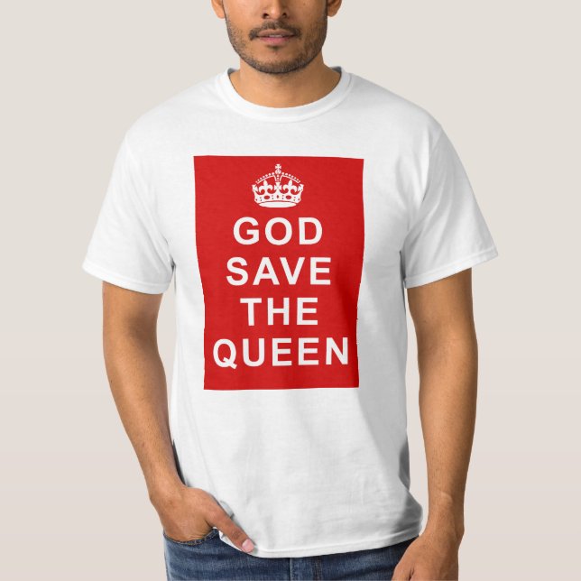 T-shirts de God Save the Queen, sacs, cadeaux (Devant)