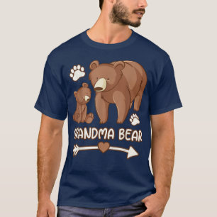 t-shirts de grand-mère ours pour femmes, tee-shirt