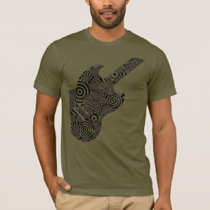 T-shirts de guitare de remous