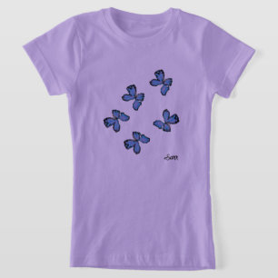 T-shirts de la fille : L'amour d'un papillon