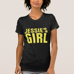 T-SHIRTS DE LA FILLE VINTAGE DES ANNÉES 80 DE JES