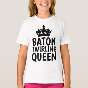 T-SHIRTS DE LA REINE DES FILLES DE BATON TWIRLING