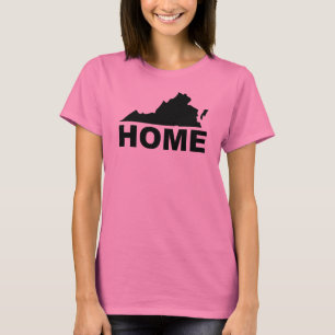 T-shirts de la Virginie, maison loin de l'État
